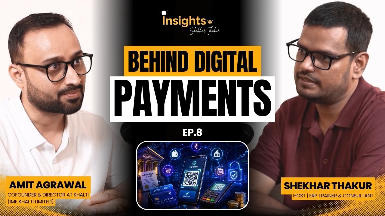 Amit Agrawal on Digital Payments & AI | Insights with Shekhar Thakur | EP 8
